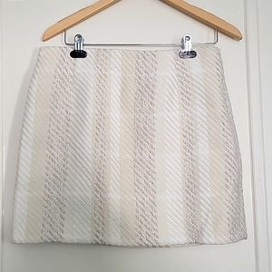 H&M Skirt size M cream & white